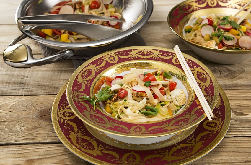 Stir-Fried Vegetables from the Wok Stir-Fried Vegetables from the Wok